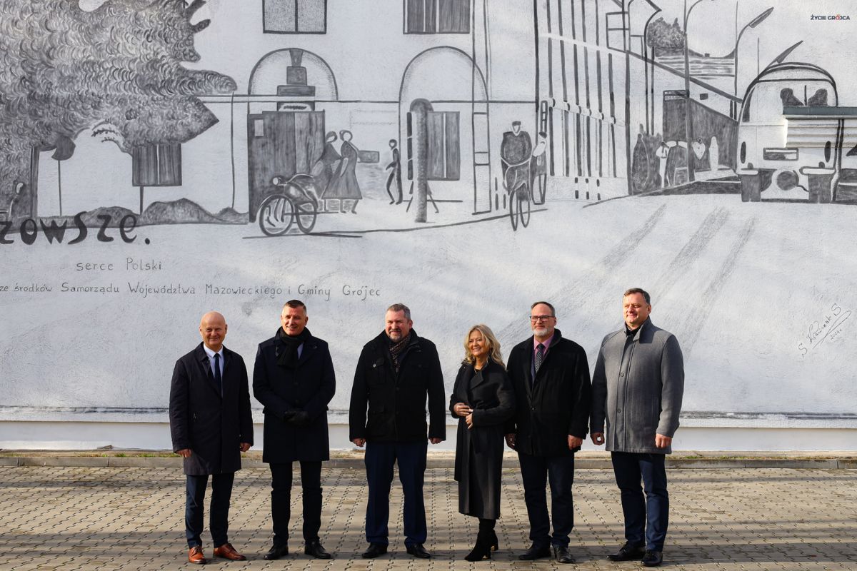 Oficjalnie zaprezentowano Historyczny Mural Grójca! 