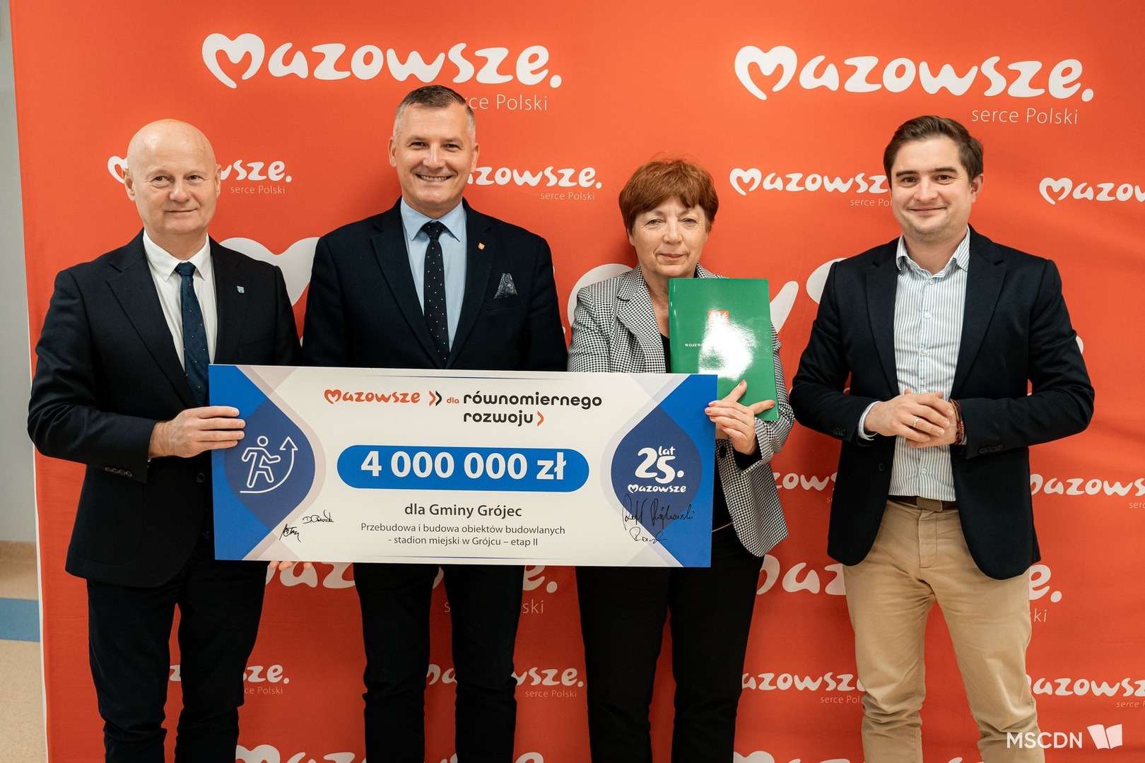 4 mln zł dofinansowania na rozbudowę stadionu miejskiego w Grójcu