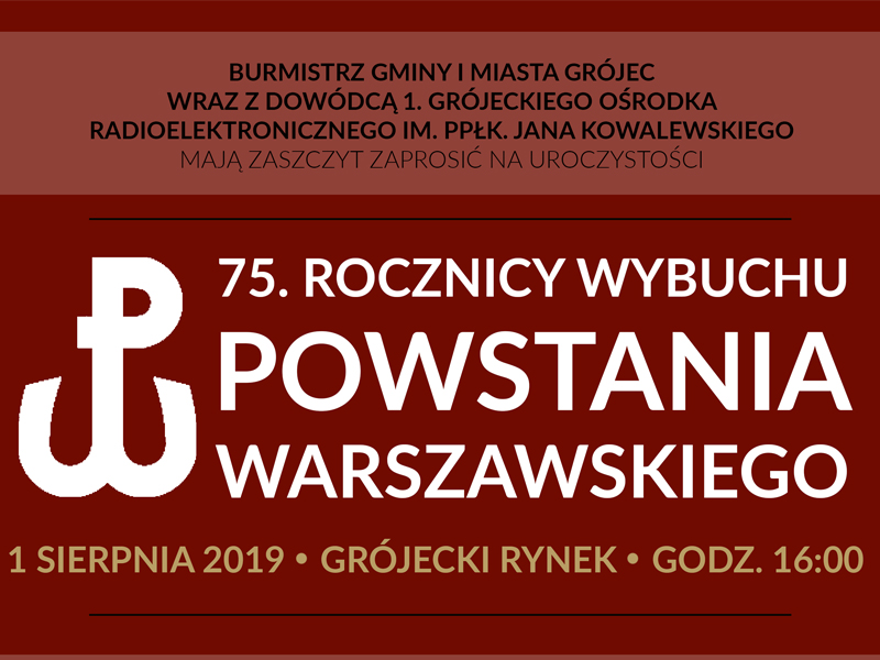 75. rocznica wybuchu powstania warszawskiego 